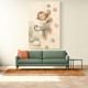 Monkey Climber Childrens Wall Art Print