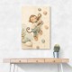Monkey Climber Childrens Wall Art Print