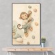 Monkey Climber Childrens Wall Art Print