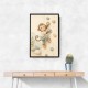 Monkey Climber Childrens Wall Art Print