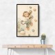 Monkey Climber Childrens Wall Art Print