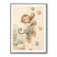 Monkey Climber Childrens Wall Art Print