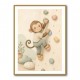 Monkey Climber Childrens Wall Art Print