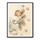 Monkey Climber Childrens Wall Art Print