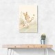 Tennis Rabbit Childrens Wall Art Print