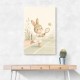 Tennis Rabbit Childrens Wall Art Print