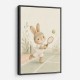 Tennis Rabbit Childrens Wall Art Print