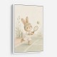 Tennis Rabbit Childrens Wall Art Print