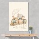 Elephant Train Ride Nursery Wall Art 
