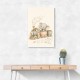 Elephant Train Ride Nursery Wall Art 