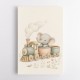 Elephant Train Ride Nursery Wall Art 