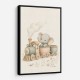 Elephant Train Ride Nursery Wall Art 