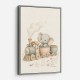 Elephant Train Ride Nursery Wall Art 