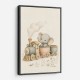 Elephant Train Ride Nursery Wall Art 