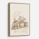Elephant Train Ride Nursery Wall Art 