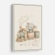 Elephant Train Ride Nursery Wall Art 