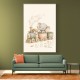 Elephant Train Ride Nursery Wall Art 