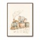 Elephant Train Ride Nursery Wall Art 