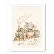 Elephant Train Ride Nursery Wall Art 