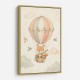 Fox Hot Air Balloon Nursery Wall Art 
