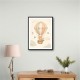 Fox Hot Air Balloon Nursery Wall Art 