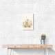 Giraffe Camper Van Nursery Wall Art 