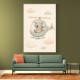 Koala Helicopter Nursery Wall Art 