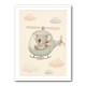 Koala Helicopter Nursery Wall Art 