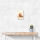 Little Race Car Lion Nursery Wall Art 