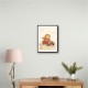Little Race Car Lion Nursery Wall Art 