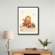 Little Race Car Lion Nursery Wall Art 