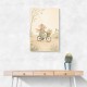 Mouse Bicycle Ride Nursery Wall Art
