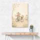 Mouse Bicycle Ride Nursery Wall Art