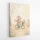 Mouse Bicycle Ride Nursery Wall Art