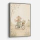 Mouse Bicycle Ride Nursery Wall Art