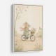 Mouse Bicycle Ride Nursery Wall Art