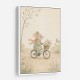 Mouse Bicycle Ride Nursery Wall Art
