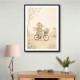 Mouse Bicycle Ride Nursery Wall Art
