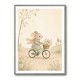 Mouse Bicycle Ride Nursery Wall Art