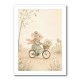 Mouse Bicycle Ride Nursery Wall Art