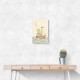 Rabbit in a Boat Nursery Wall Art