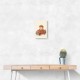 Tiger Fire Truck Nursery Wall Art