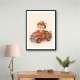 Tiger Fire Truck Nursery Wall Art