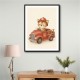 Tiger Fire Truck Nursery Wall Art