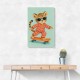 Skateboarding Leopard