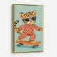 Skateboarding Leopard
