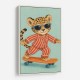 Skateboarding Leopard