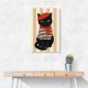 French Cat With Scarf