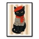 French Cat With Scarf