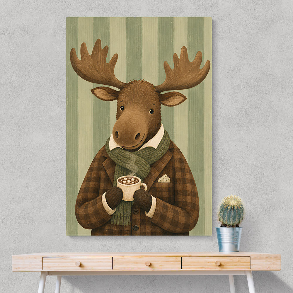 Moose With Coffee